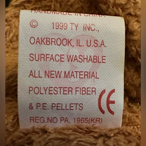 Ty Beanie Baby Original Fuzz Bear Retired 1998/1999 Tag Errors 1st gen - Picture 5 of 8